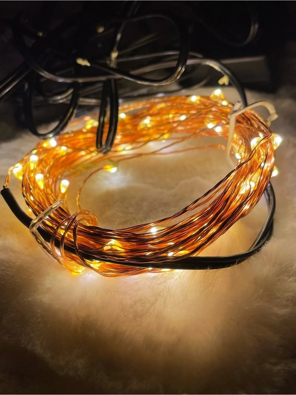4 Pack Copper LED String Fairy Lights 3 meter/ 10 ft for Home Decor - Warm White